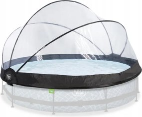 Medencefedél 360 x 360 cm Ø 360 rögzítőpántokkal