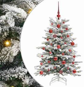 Műanyag Hajtogatós Karácsonyfa Fehér 120 cm PE és PVC