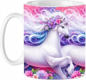 Bögre Unikornis Ló Mágikus Ló Rózsaszín Gyönyörű Egyedi Ajándék