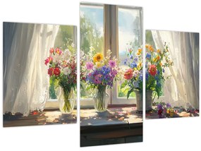 Kép - Csokor az ablaknál (90x60 cm)