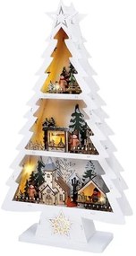 Solight 1V283 - LED karácsonyi dekoráció 13xLED/2xAA fából készült karácsonyfa