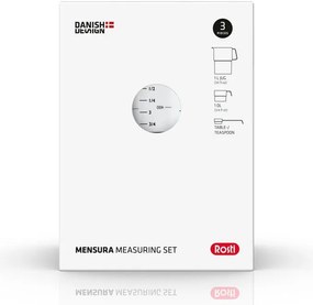 Mérőpohár készlet 3 db-os Mensura – Rosti