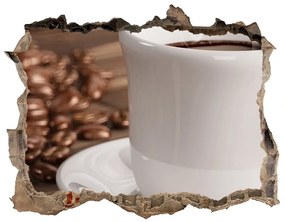 3d-s lyuk vizuális effektusok matrica Csésze kávé nd-k-80012993