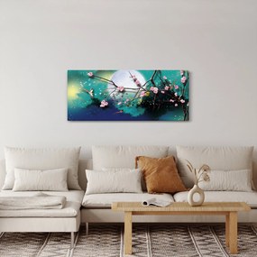 Kép - Fa, grafika (120x50 cm)