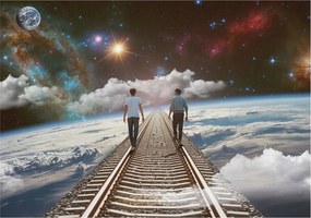 Fotótapéta Flizelin Szoba tapéta Űrtúra 208x146 Ragasztó