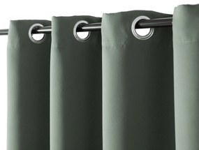 Szürkészöld OXFORD függöny 140x250 cm Felfüggesztés: Fém gyűrűk