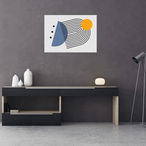 Kép - Minimalista absztrakció N⁰2 (70x50 cm)