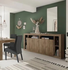 RIMINI komód, négyajtós – mercure tölgy