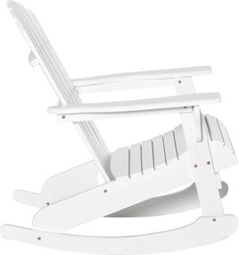 Outsunny Adirondack Kerti Hintaszék - Fehér 77 x 94 x 97 cm | Aosom