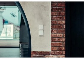 Immax NEO 07507C - KÉSZLET 3x Kapcsoló  2-gombos SMART 3xCR2430 Zigbee 3.0 Tuya