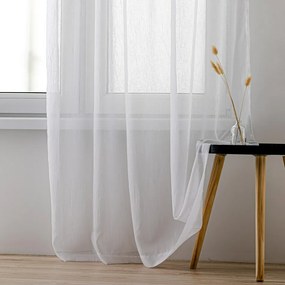 Homede Kresz Loops függöny, fehér, 140 x 275 cm, 140 x 275 cm