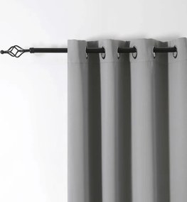 Világosszürke OXFORD függöny 140x270 cm Felfüggesztés: Hullámos sínszalag