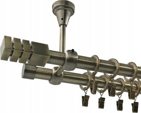 Mennyezeti Függönykarnis Antik Arany 19+19mm Nordic 120cm