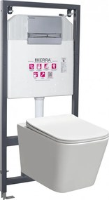 Tinos Adriatic Chrome falba építhető WC tartály szett