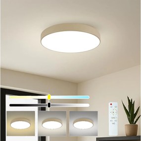 Brilagi - LED dimmelhető lámpatest POOL LED/60W/230V 3000-6000K Ø 60 cm bézs + távirányító