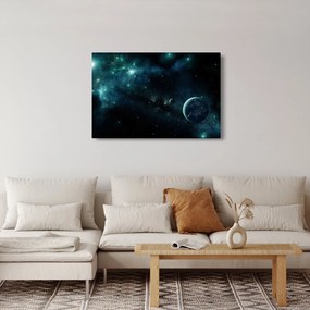 Kép - Élet az űrben (90x60 cm)