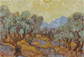 Fotótapéta Flizelin Dekoratív Hálószoba Olajfák 152x104 Ragasztó