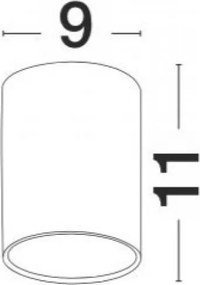 NOVA LUCE 9200612 CECI Modern Kültéri Mennyezeti Lámpa LED IP65