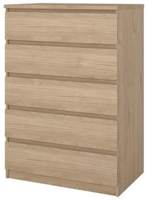 Natúr színű komód tölgyfa dekorral 77x111x50 cm Naia – Tvilum