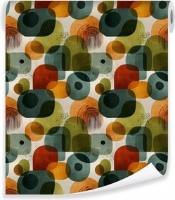 Színes Boho Tapéta Flizelin Fal Nappali Hálószoba Fali Tapéta