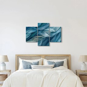 Kép - Kék és fehér fodrok (90x60 cm)