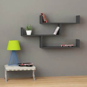 Fali polc Tibet - Anthracite