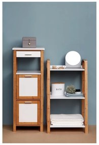 Gara fehér fürdőszobai tárolódoboz fedéllel - Wenko