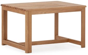 Natúr színű tölgyfa dohányzóasztal 60x70 cm Unai – MOME