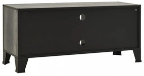 szürke fém és MDF TV-szekrény 105 x 36 x 47 cm