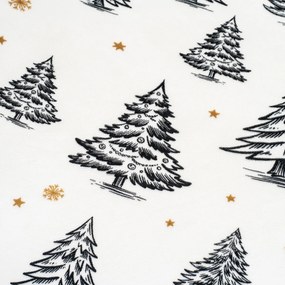 4Home Frosted Trees mikroszálas ágyneműhuzat, 160 x 200 cm, 70 x 80 cm, 160 x 200 cm, 70 x 80 cm