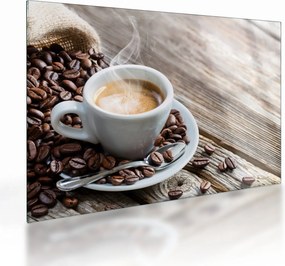Üveg kép - Espresso (70x50 cm)