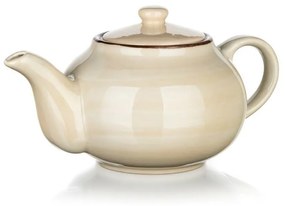 Banquet PALAS kerámia teáskanna, 1 l, krém