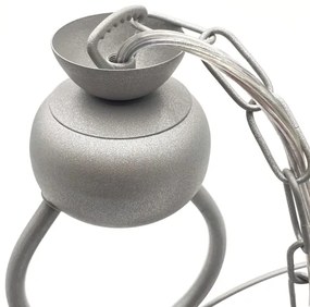 Csillár láncon RETRO 2xE27/60W/230V ezüst