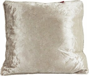 Solar bársony párnahuzat 45x45 pezsgőszínű