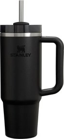 Fekete rozsdamentes acél termosz szívószállal 890 ml Quencher H2.O FlowState™ Tumbler Black 2.0 – Stanley