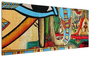 Egyiptomi motívumú kép (120x50 cm)