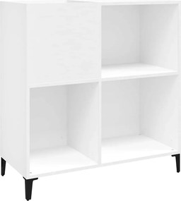 vidaXL fehér szerelt fa hanglemezszekrény 84,5 x 38 x 89 cm