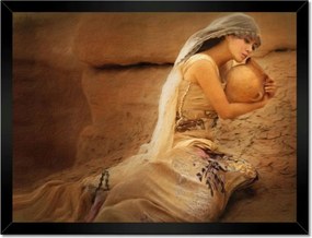 Poszterek keretben 40x30 Keleti szépség