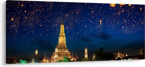 Kép - A boldogság lámpásai, Bangkok (120x50 cm)