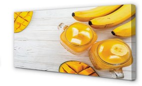 Canvas képek Mango banán turmix 100x50 cm
