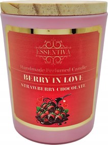 Berry In Love Szója illatgyertya Eper-Csokoládé 160ml