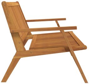 Kerti Pad 122,5x77x74 cm Tömör akácfából