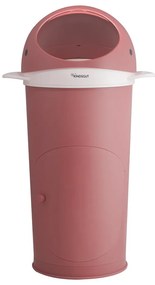Sötét rózsaszín műanyag szemetes pelenkákhoz 25 l Whale – Kindsgut