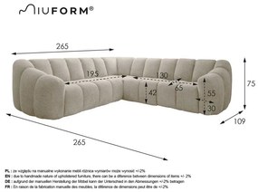 Sötétzöld sarokkanapé Shell – Miuform