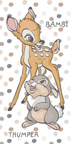 Disney Bambi, Dotty fürdőlepedő, strand törölköző 70x140cm