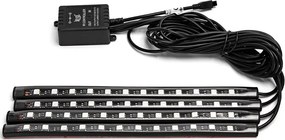 Aigostar - LED RGB dimmelhető autós szalagok LED/4,5W/5V + távirányító