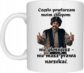 Bögre Fehér Vicces Ajándék 1670 Sláger Sorozat Nem Szavazol Nincs Jogod