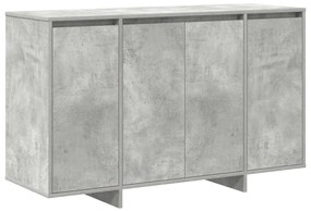 Beton Szürke Oldalasztal Beton szürke Szerelt fa 120 x 41 x 75 cm