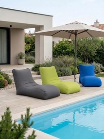 Beantime Sunbed Outdoor PRO babzsákfotel kék 130x70x85 cm