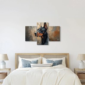 Kép - Dobrman portréja (90x60 cm)